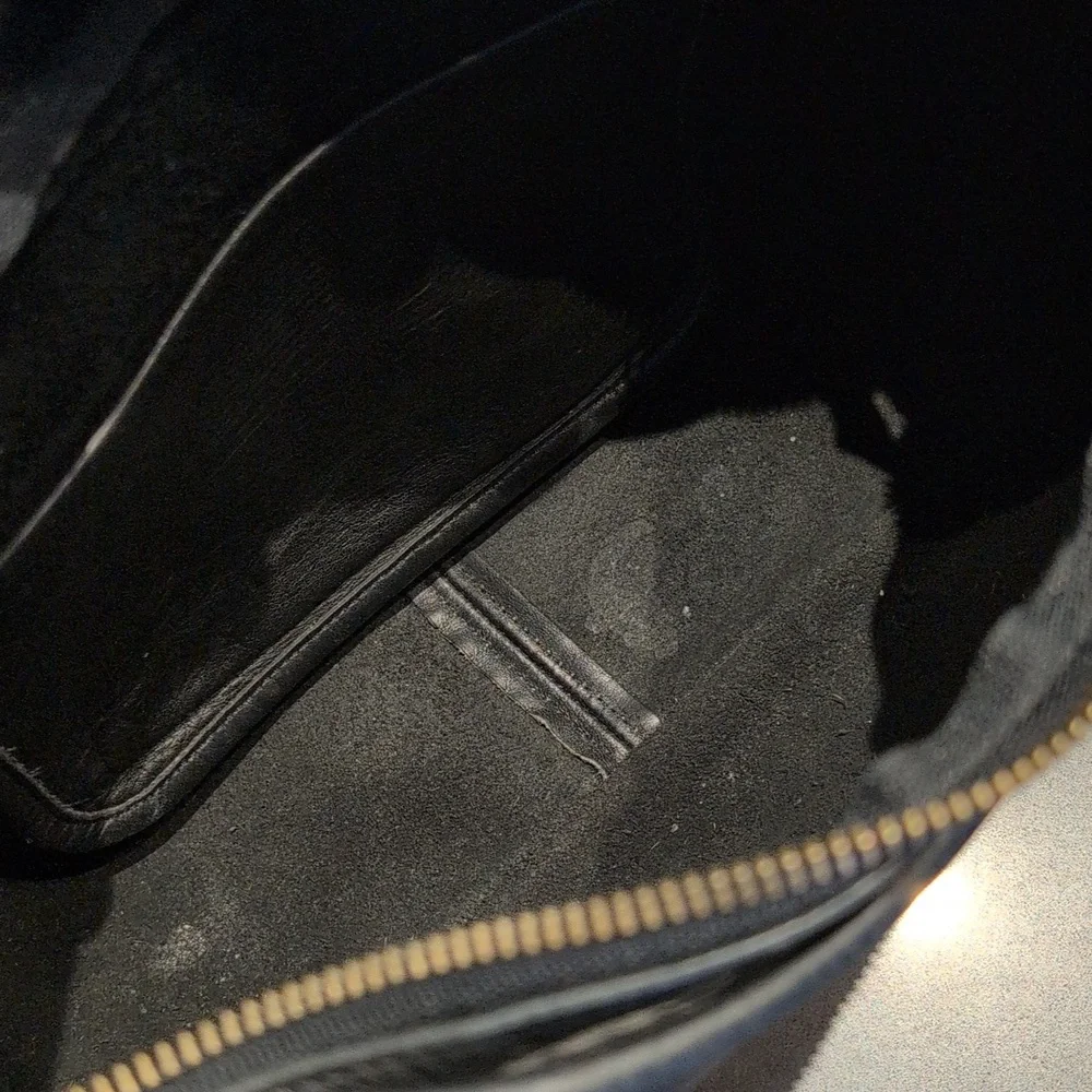 Vintage Coach Swinger 4040 Black Project Bag - Picture 13 of 14